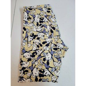 Lularoe Disney Tc Light Yellow Leggings W/ Vintage